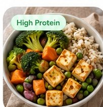 Paneer protein bowl